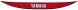 Autocollant de cul de selle, rouge/blanc/noir (refabrication)