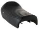 Selle KEDO 'Classic Racer', noir, assise rainurée, liseret noir