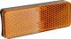 Catadioptre de fourche autocollant, pour pose sur fourreau, surface de pose concave, taille env. 85x31mm, pièce