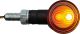 Daytona LED Indicator/Taill-/Brakelight D-Light SOL, metal housing dim. approx. LxWxH 72x25x30mm, smoke glass, e-approved, M8 thread, 1 pair