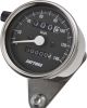 Daytona 'Mechanica II' Speedometer, 140km/h display, 60mm diameter, stainless steel case, black dial, LED illumination 12V, without bracket