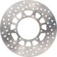 Brembo Replica Rear Brake Disc, cast stainless steel, 4mm thick, rigid (Vehicle Type Approval for 3TB 90-95, 3AJ 88-90 & XTZ660)