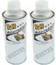 Peinture sans vernis, nacrée, Bluish Black (BIB), 2x375ml