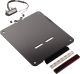 Number Plate Pad Aluminium 3mm, black coated, with e-approved licence plate illumination