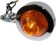 Indicator 'Bullet', Pointy Lens, 1 Piece, 'E'-marked, Stem with M10x1.25-Thread (Bulb: BA15s 12V/10W, 12V/21W see Item 41114)