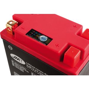 Batterie au lithium HJB12-FP 12V 48Wh, voyant témoin de charge, poids seulement 0.9kg! (remplace YB12AL-A2)