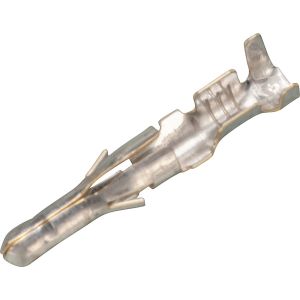 Round Contact Plug, pin, male, 1 piece, suitable for cable cross-sections of 0.5-2.0mm², tip diameter 2,4mm, for item 41955-X