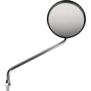 Mirror RH, black, diameter approx. 105mm, mirror arm approx. 145mm (OEM)
