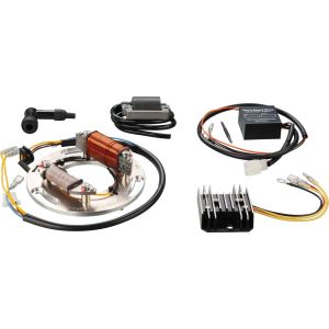 PME CDI/Generator Set, conversion to 12V DC voltage and CDI ignition, loom modification required, suitable for our LED lamp inserts