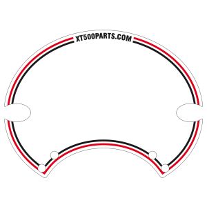 Autocollant de plaque porte numéros, pour plaque SixDays PrestonPetty, art. 60405W/G, 60406W/G ou 60407W/G, pièce