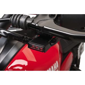 Cube LED Front Indicators, fit perfectly and almost invisible, 1 pair, e-approved, stainless steel bracket black