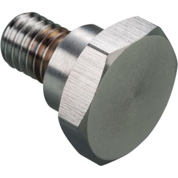 Vis de fixation de sangle de selle, inox chromé, pièce