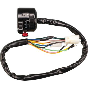Commodo gauche, sans position veilleuse, refabrication du nr. OEM 4J3-83972-00, compatible avec notre faisceau art. 40106-18