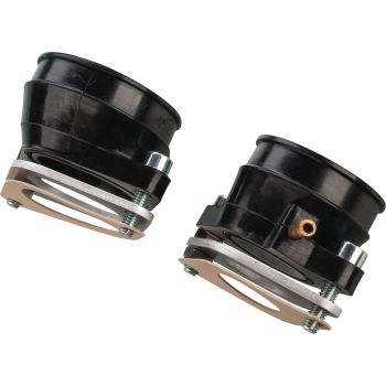 3mm Intake Manifold Spacer, mounts on cylinder head, compensates shrinkage of rubber between carburettor and air filter box, incl. mounting material