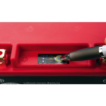 Batterie au lithium HJTX14H-FP 12V 48Wh, voyant témoin de charge, poids seulement 1.1kg! (remplace YTX12-BS/YT12A-BS/YB12B-B2)