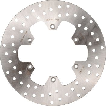 Brembo Oro Front Brake Disc, cast stainless steel, 4mm thick, rigid (Vehicle Type Approval for type DJ01, 4GV, 4LW)