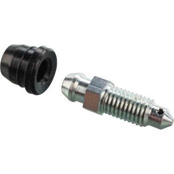 Brake Bleeder Screw M7x1.00, total length 28mm, with rubber cap, OEM reference #1UY-W0048-50