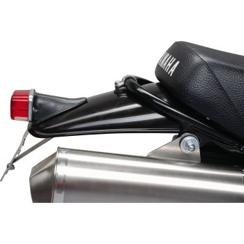 Kit arrière complet avec garde-boue plastique TT 'Yamaha Black' PP, feu arrière, supports clignotants et immatriculation (art. 50097 conseillé)