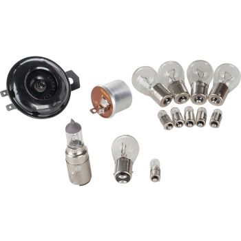 Add-on Kit BASIC for Item 50544/50555 12V Conversion (includes all 12V bulbs, flasher relay, horn, without battery)