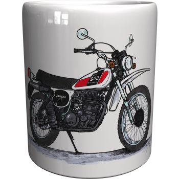 Timbale porcelaine 'XT500 1976'