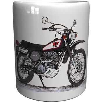 Timbale porcelaine 'XT500S 1989'