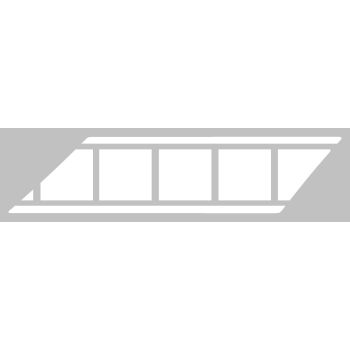 Front Fender Decal, speedblock design for item 50783-XX, solid-coloured white vehicle lettering film, 1 piece, dimensions approx. 236x55mm